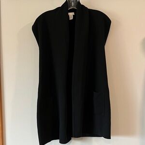 Chico's Black Textured‎ Cardigan - small/0